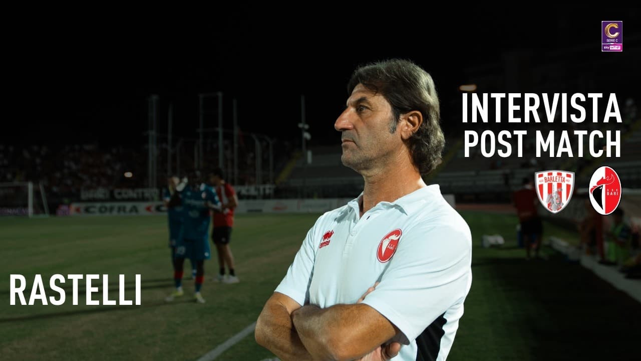 Barletta-Bari | Mister Rastelli nel post gara