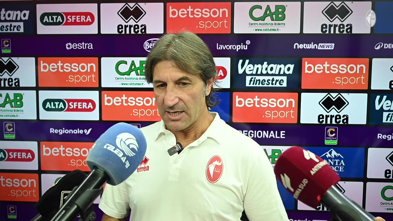 Bari-Picerno | Mister Rastelli nel post gara