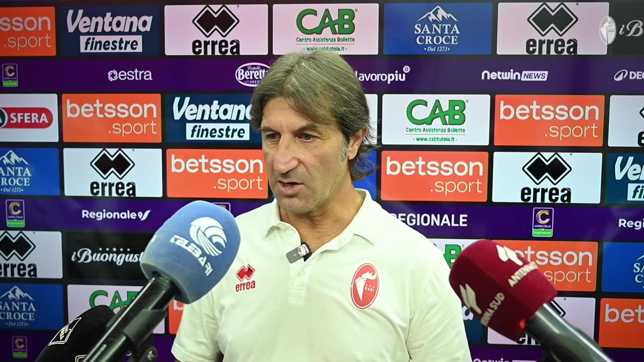 Bari-Picerno | Mister Rastelli nel post gara