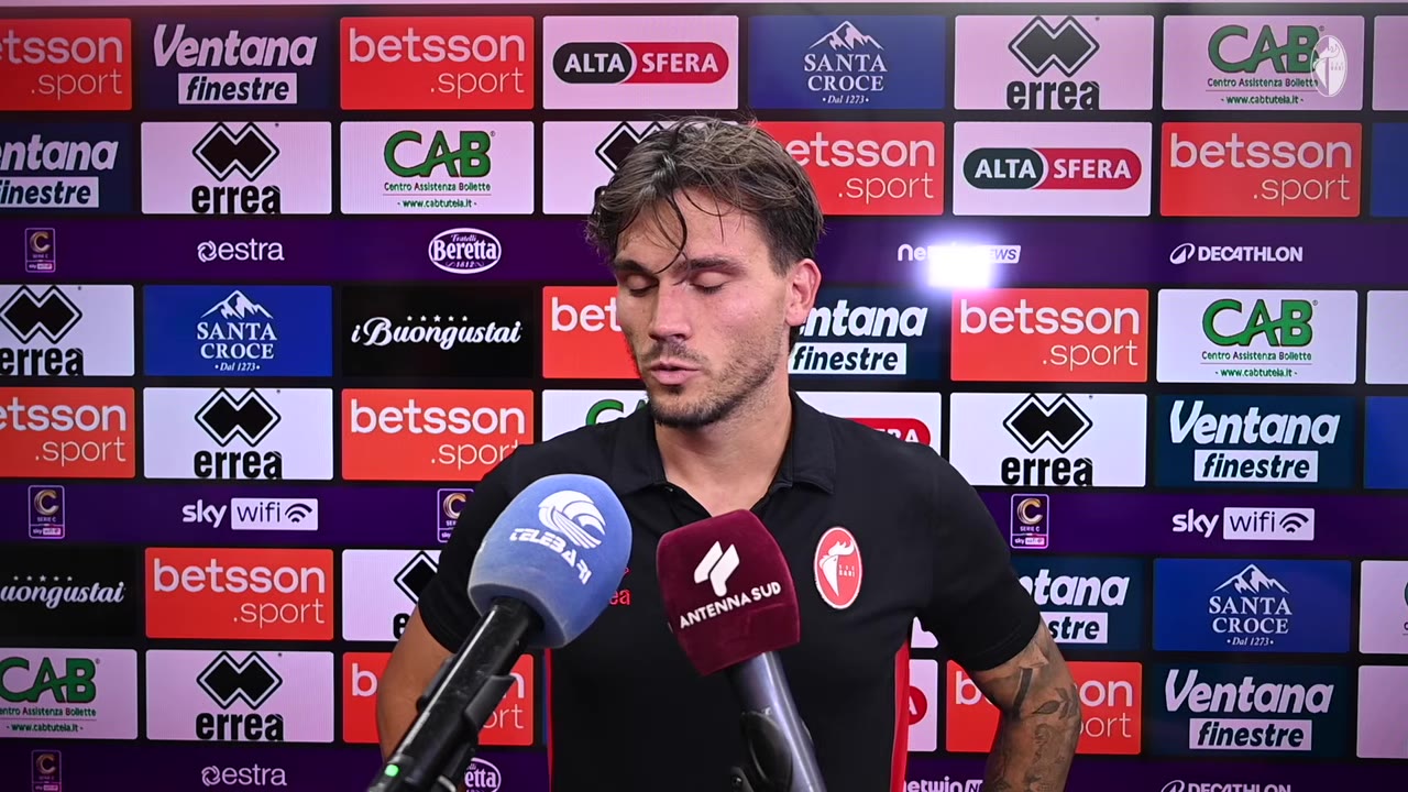 Bari-Casarano | Flavio Junior Bianchi nel post gara