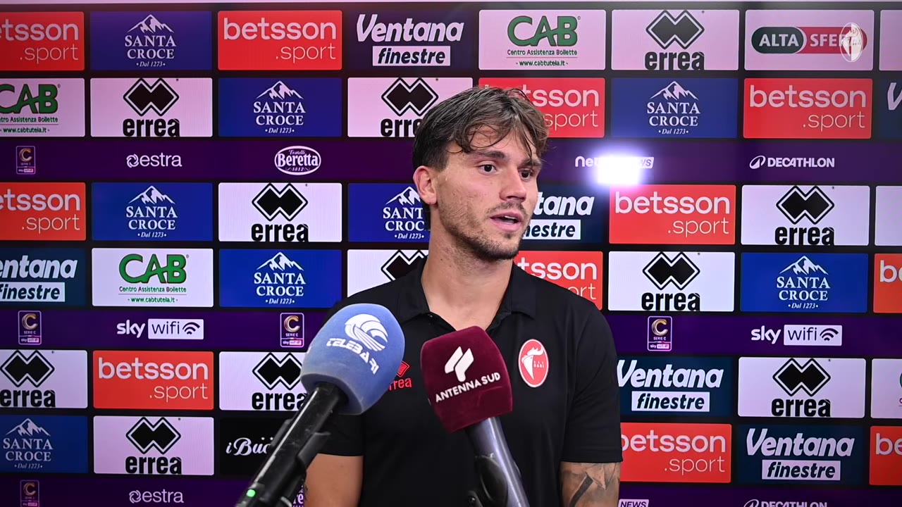 Bari-Casarano | Flavio Junior Bianchi nel post gara