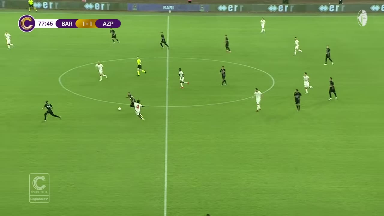 Bari-Picerno 1-1 |  5-4 dopo i Tiri di Rigore