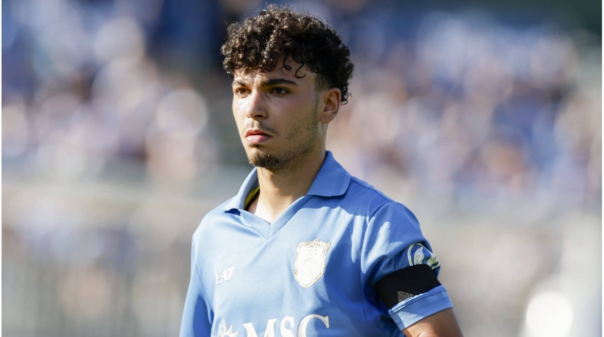 Vincenzo Prisco con la maglia del Napoli